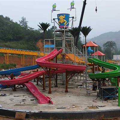水上樂土室外泳池滑梯噴泉噴水小品大型水上游樂裝備